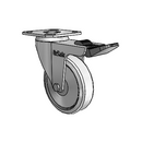RZ-03GRP-090-TL-TP05 MedCaster Swivel Caster