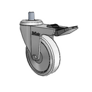 RZ-03GRP-090-TL-TS15 MedCaster Swivel Caster