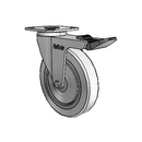 RZ-04GRP-090-TL-TP05 MedCaster Swivel Caster