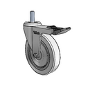 RZ-04GRP-090-TL-TS06 MedCaster Swivel Caster