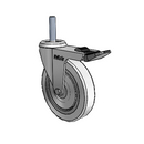 RZ-04GRP-090-TL-TS25 MedCaster Swivel Caster