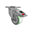 SS-03AMN-125-TL-TP01 MedCaster Swivel Caster