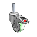 SS-03AMP-125-TL-TS14 MedCaster Swivel Caster