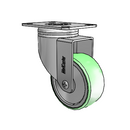 SS-03AMX-125-SW-TP01 MedCaster Swivel Caster