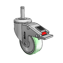 SS-03AMX-125-TL-GRS2 MedCaster Swivel Caster