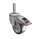 SS-03PYN-125-TL-TS14 MedCaster Swivel Caster