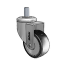 SS-03PYP-125-SW-TS12 MedCaster Swivel Caster