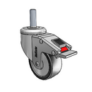 SS-03PYP-125-TL-TS13 MedCaster Swivel Caster