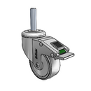 SS-03TPN-125-DL-TS14 MedCaster Swivel Caster