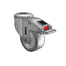 SS-03TPN-125-TL-HKU1 MedCaster Swivel Caster