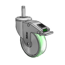 SS-04AMN-125-DL-GRS2 MedCaster Swivel Caster