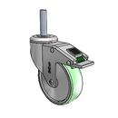 SS-04AMN-125-DL-TS14 MedCaster Swivel Caster