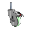 SS-04AMN-125-TL-TS14 MedCaster Swivel Caster