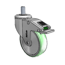 SS-04AMP-125-DL-TS12 MedCaster Swivel Caster