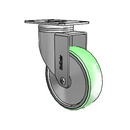 SS-04AMP-125-SW-TP01 MedCaster Swivel Caster