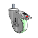 SS-04AMP-125-TL-TS12 MedCaster Swivel Caster