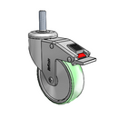 SS-04AMP-125-TL-TS13 MedCaster Swivel Caster