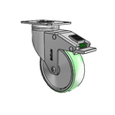 SS-04AMX-125-DL-TP01 MedCaster Swivel Caster