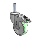 SS-04AMX-125-DL-TS14 MedCaster Swivel Caster