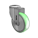 SS-04AMX-125-SW-HKU1 MedCaster Swivel Caster