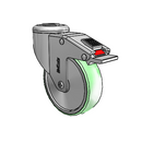 SS-04AMX-125-TL-HKU1 MedCaster Swivel Caster