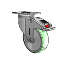 SS-04AMX-125-TL-TP01 MedCaster Swivel Caster