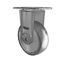 SS-04CRB-125-RG-TP01 MedCaster Rigid Caster