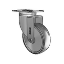 SS-04CRB-125-SW-TP01 MedCaster Swivel Caster