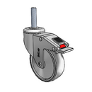 SS-04CRX-125-TL-TS14 MedCaster Swivel Caster