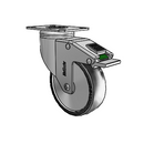 SS-04PYN-125-DL-TP01 MedCaster Swivel Caster
