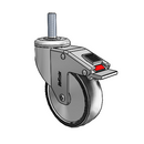 SS-04PYN-125-TL-TS13 MedCaster Swivel Caster
