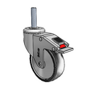 SS-04PYN-125-TL-TS14 MedCaster Swivel Caster