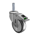 SS-04PYP-125-DL-TS14 MedCaster Swivel Caster