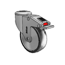 SS-04PYX-125-TL-HKU1 MedCaster Swivel Caster