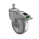 SS-04TPN-125-DL-TS12 MedCaster Swivel Caster