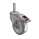 SS-04TPN-125-TL-TS14 MedCaster Swivel Caster