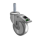 SS-04TPP-125-DL-TS14 MedCaster Swivel Caster