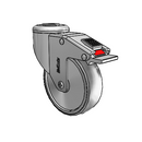 SS-04TPP-125-TL-HKU1 MedCaster Swivel Caster