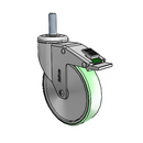 SS-05AMN-125-DL-TS13 MedCaster Swivel Caster