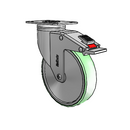 SS-05AMN-125-TL-TP01 MedCaster Swivel Caster