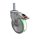 SS-05AMN-125-TL-TS14 MedCaster Swivel Caster