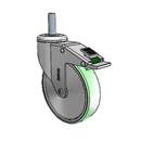 SS-05AMP-125-DL-TS13 MedCaster Swivel Caster
