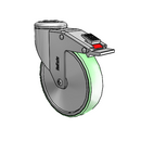 SS-05AMP-125-TL-HKU1 MedCaster Swivel Caster