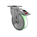 SS-05AMP-125-TL-TP01 MedCaster Swivel Caster