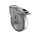 SS-05CRX-125-DL-HKU1 MedCaster Swivel Caster