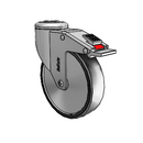 SS-05PYP-125-TL-HKU1 MedCaster Swivel Caster