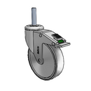 SS-05TPN-125-DL-TS14 MedCaster Swivel Caster