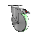 SS-06AMN-125-TL-TP01 MedCaster Swivel Caster