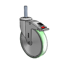 SS-06AMN-125-TL-TS14 MedCaster Swivel Caster