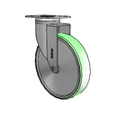 SS-06AMP-125-SW-TP01 MedCaster Swivel Caster
